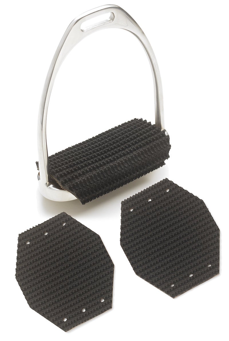 Millenium Super Comfort Wrap-around Stirrup Iron Pads, Black, 4.75